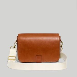 NWT Madewell The Transport Brown Leather Shoulder Bag